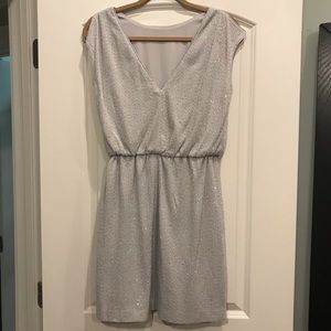 Jessica Simpson gray sequin dress, size small